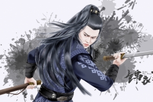 锦衣之下任嘉伦 陆绎 古风水墨画4k高清壁纸