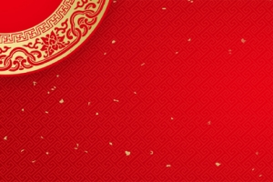 婚博会喜庆红色中国结简约banner