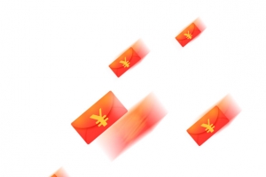 红包 漂浮 氛围