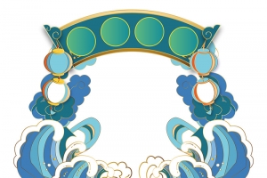 端午节插画框
