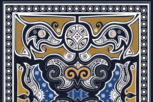 苗族地毯装饰图案