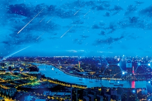 都市生活科技大气蓝色banner