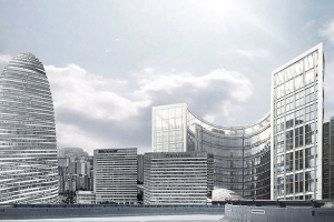 炫酷都市商务背景