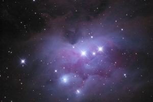 星云 恒星 眩光 空间 紫色 4k壁纸 3840x2160