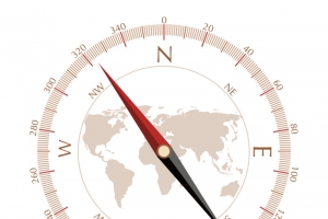 指南针地图素材