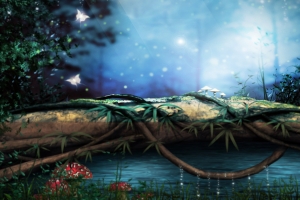 虚幻森林游戏背景图