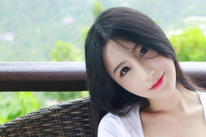 小清新美女谢芷馨3440x1440带鱼屏壁纸
