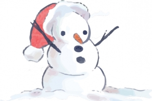 暖心圣诞雪人