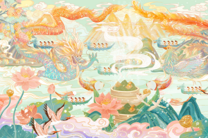 国潮高端个性背景