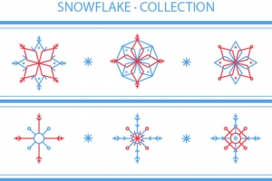 抽象雪花