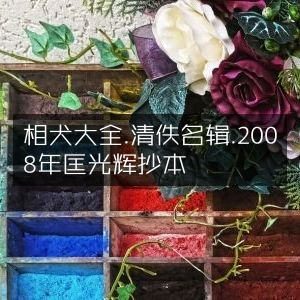 相犬大典，2008年匡光辉抄本，古典文集辑录