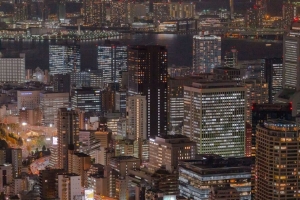 城市 建筑物 道路 摩天大楼 灯光 4k壁纸 3840x2160