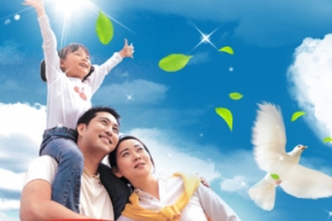 蓝天白云白鸽海报高清PNG透明背景设计素材免费下载