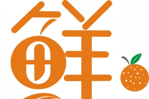鲜橙字体设计