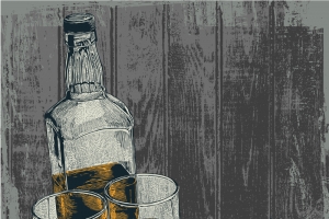 酒水被子酒吧背景