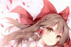 红色裙子 黄色眼睛 二次元可爱动漫少女手机壁纸