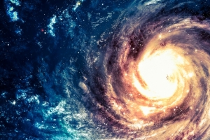 梦幻螺旋星系3440x1440高清壁纸