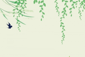 春季垂叶背景图