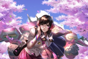 dva可爱女生装4k手机壁纸竖屏