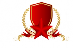 八一建军节国庆节五角星元素高清PNG透明图片设计素材免费下载