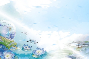 复古风中国戏曲广告设计背景