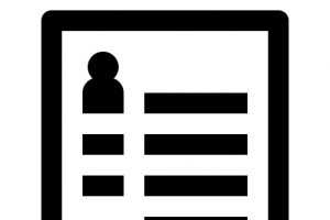 课程CV简介表简历identificon