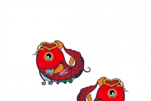 国潮元素锦鲤