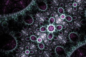 分形 发光 图案 缠结 抽象 4k壁纸 3840x2160