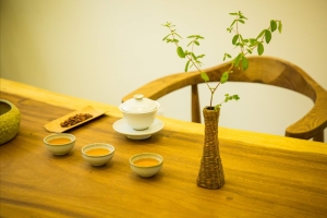 茶叶 丹参茶用功夫茶方式冲泡 5k图片