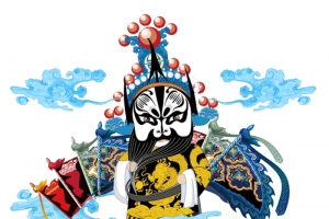 戏曲人物元素图