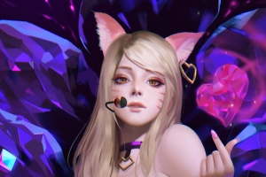 KDA PopStar Ahri 2k手机壁纸