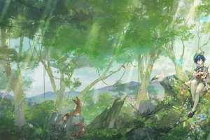 原神和煦希望之风4k壁纸