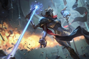 LOL英雄联盟 奥术先驱 维克托 8K游戏壁纸7680x4320