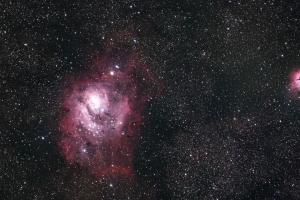 星系 星云 恒星 红色 太空 4k壁纸 3840x2160