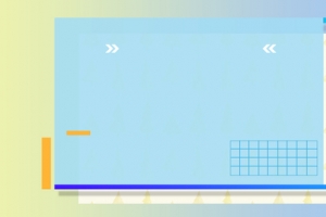 天猫文艺小清新几何黄色banner