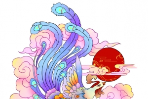 凤凰神鸟传统祥瑞百鸟之王