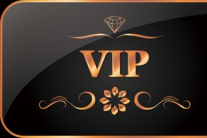 时尚简约商务金色VIP卡片模板