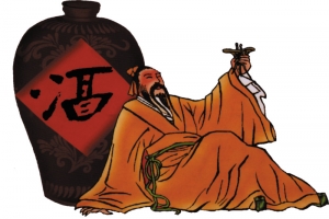酒跟人