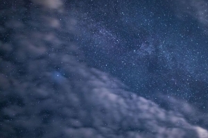 空间 星空 云朵 星星 4k壁纸 3840x2160