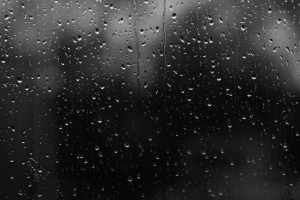 滴 雨 玻璃 水 深色 黑白 4k壁纸 3840x2160