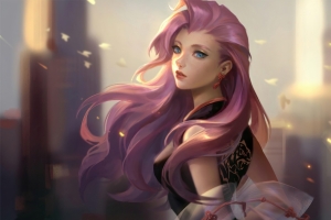 lol英雄联盟星籁歌姬 原画 同人 萨勒芬妮4k高清壁纸