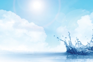 水大气梦幻淘宝海报背景