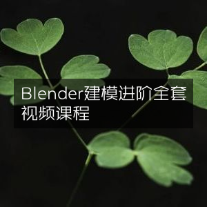 Blender建模高级教程，全套视频课程
