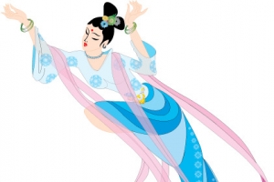 中秋节嫦娥矢量图片素材