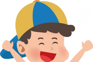 卡通小男孩矢量素材