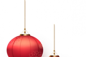 新年，春节，灯笼，立体，贺卡