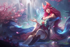 lol九尾妖狐 灵魂莲华 阿狸4k壁纸