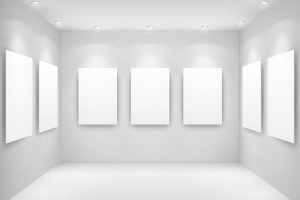 画廊展示背景