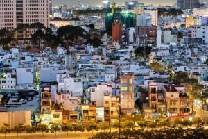 城市 城市景观 建筑 鸟瞰图 黄昏 4k壁纸 3840x2160