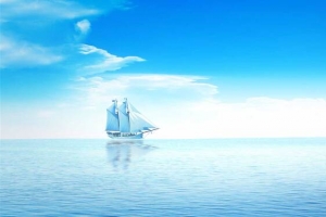 夏季海面风景
